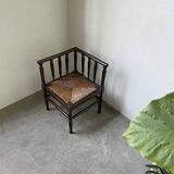 Straw chair by the fireside 1900