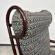 Fauteuil à oreilles en bambou de style milieu du siècle avec tabouret par Gervasoni
