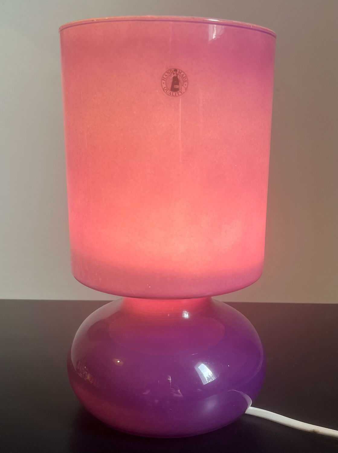 Lampe champignon ikea lykta violet vintage
