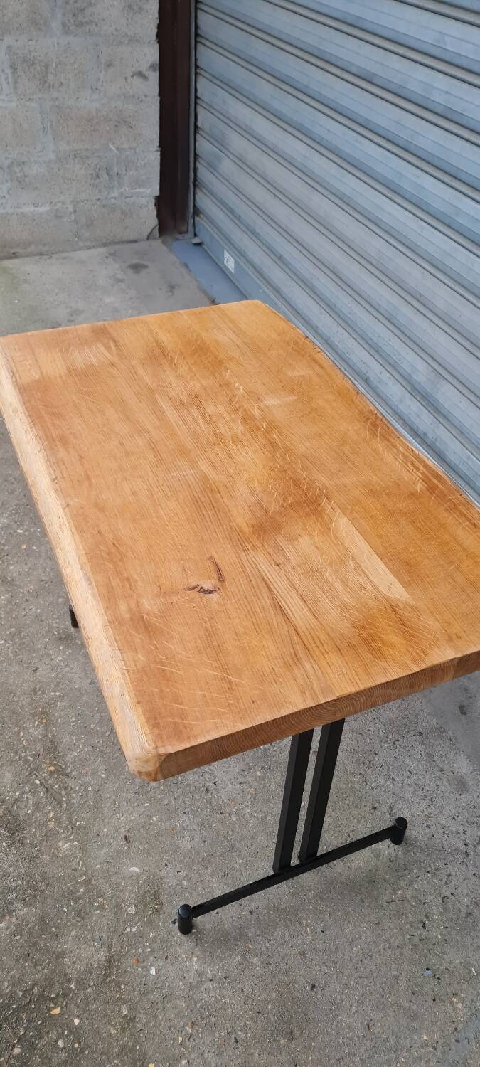 Wooden and metal table 1960