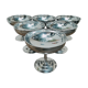 6 stainless steel standing dessert cups by Rémy letang
