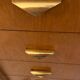 Vintage chest of drawers with compass feet