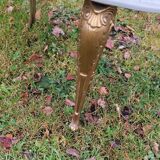 Red coffee table alabaster side table