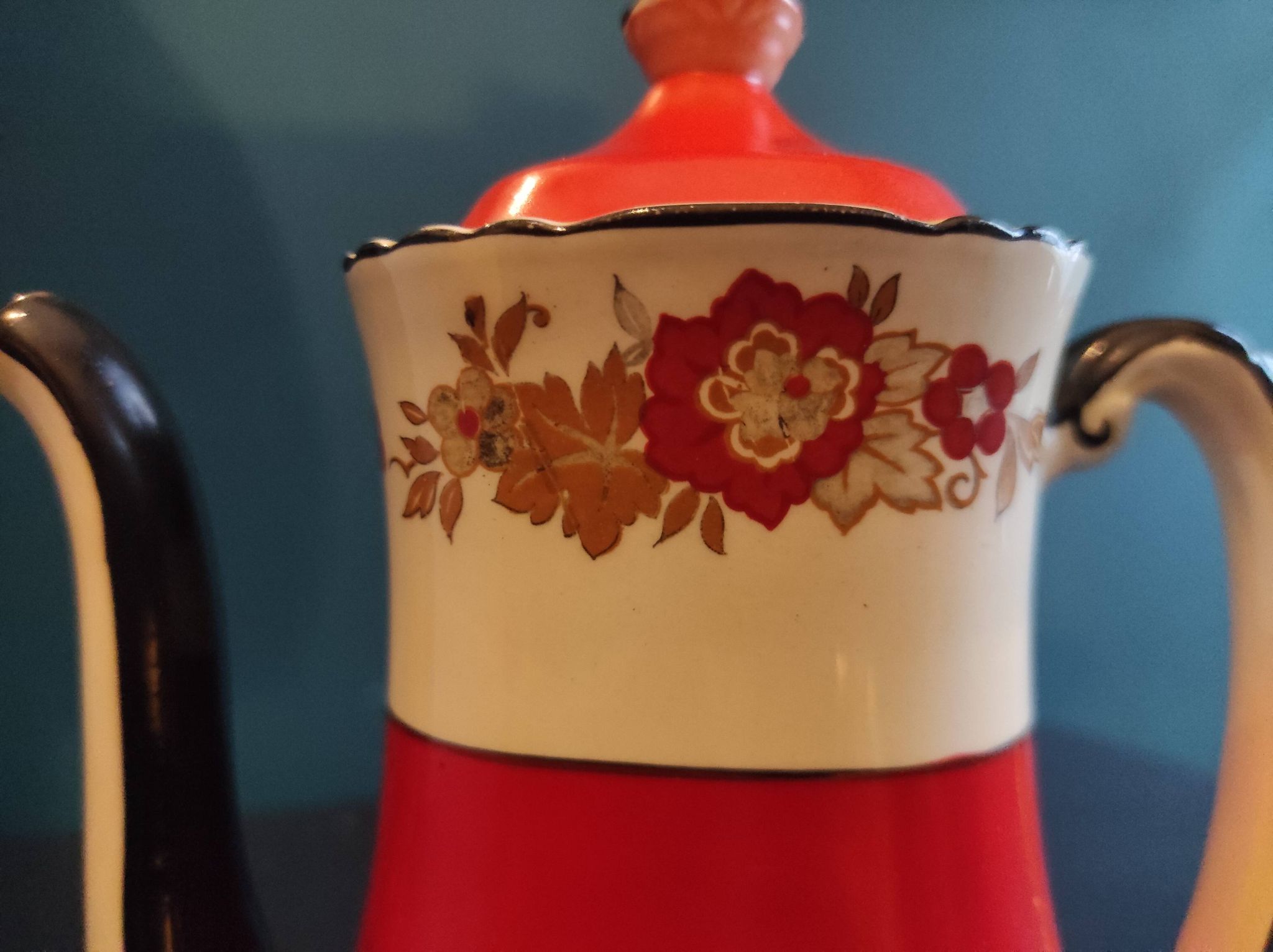Cafetière ou théière anglaise vintage, Wedgwood, modèle Richelieu