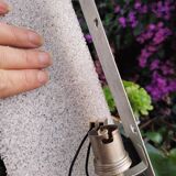 Modernist wall lamp perspex