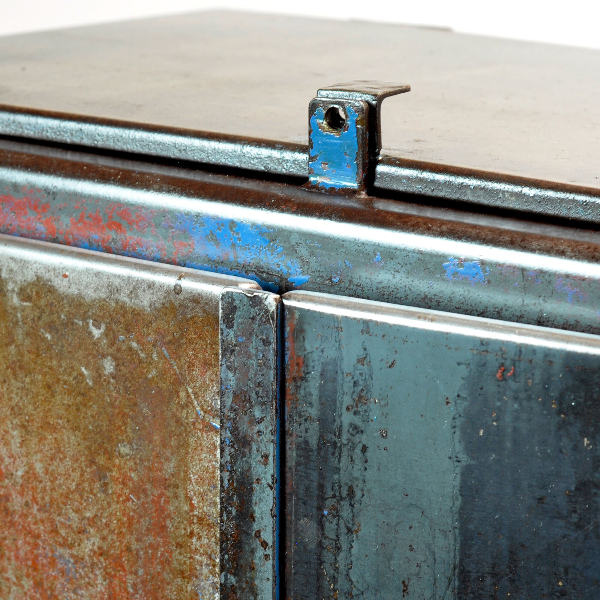 Iron industrial cabinet, 1970s