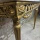 Louis XVI style console in carved wood eighteenth