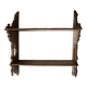 Étagère ancienne en bois sculpté
