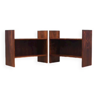 Set of two rosewood bookcases, Danish design, 1970s, production: Denmark