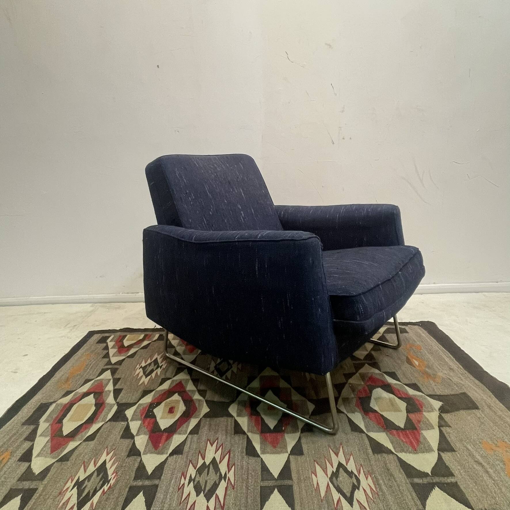 Fauteuil "Prélude" de Louis Paolozzi BLEU Chiné