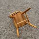 Set of 3 vintage chalet-style chairs.