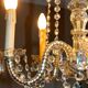 5 lights crystal pendant chandelier from Czechoslovakia