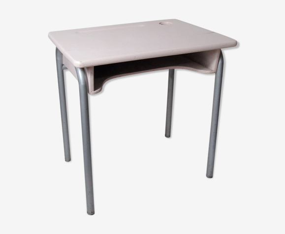 Bureau pour enfant métal bois vintage maternelle