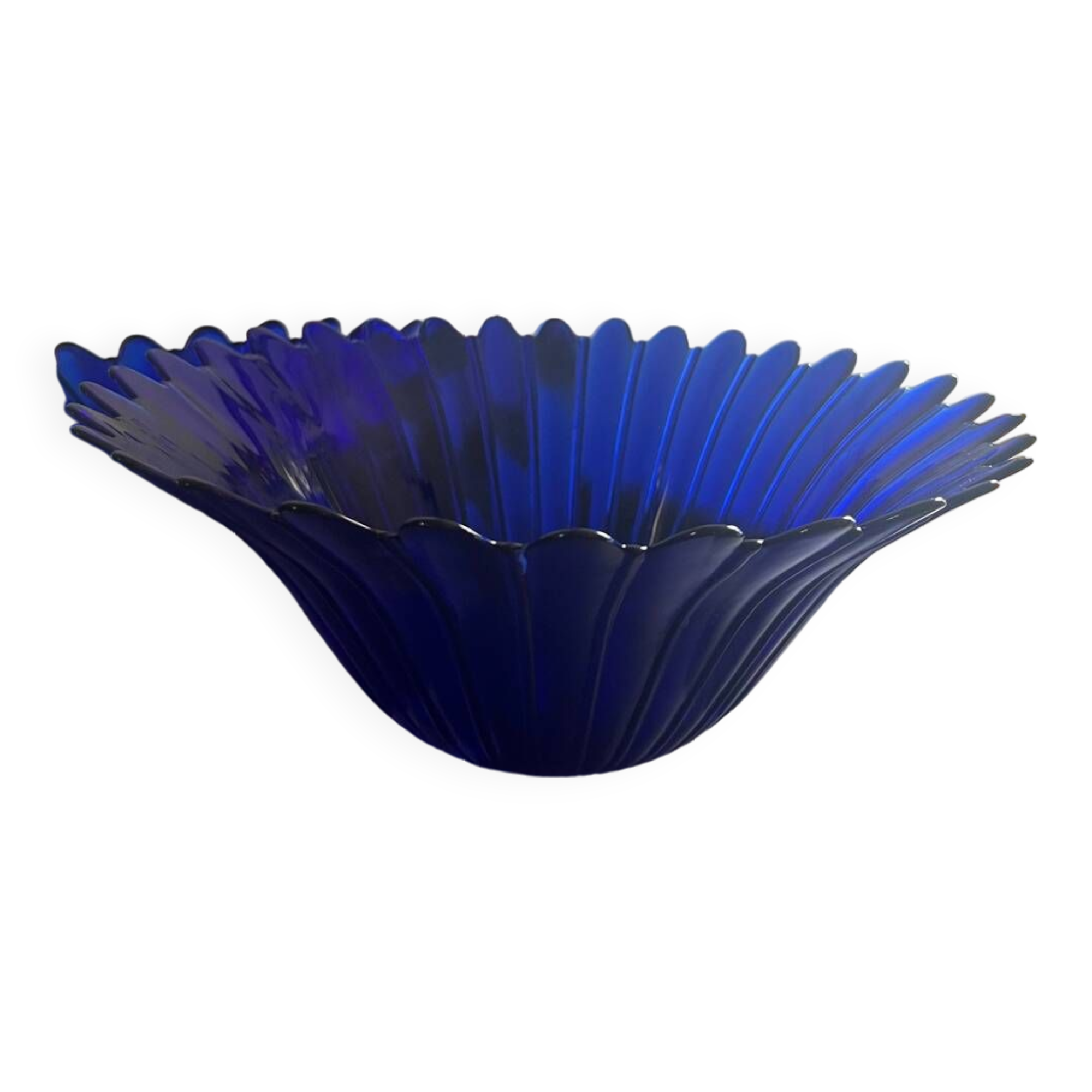 Blue dish