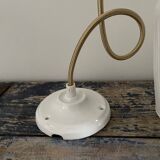 New electrified white Scandinavian pendant lamp