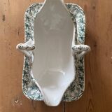 Saucière BFK Boch Frères Keramis modèle Capucines