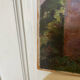 Painting signed sunny village soft colors