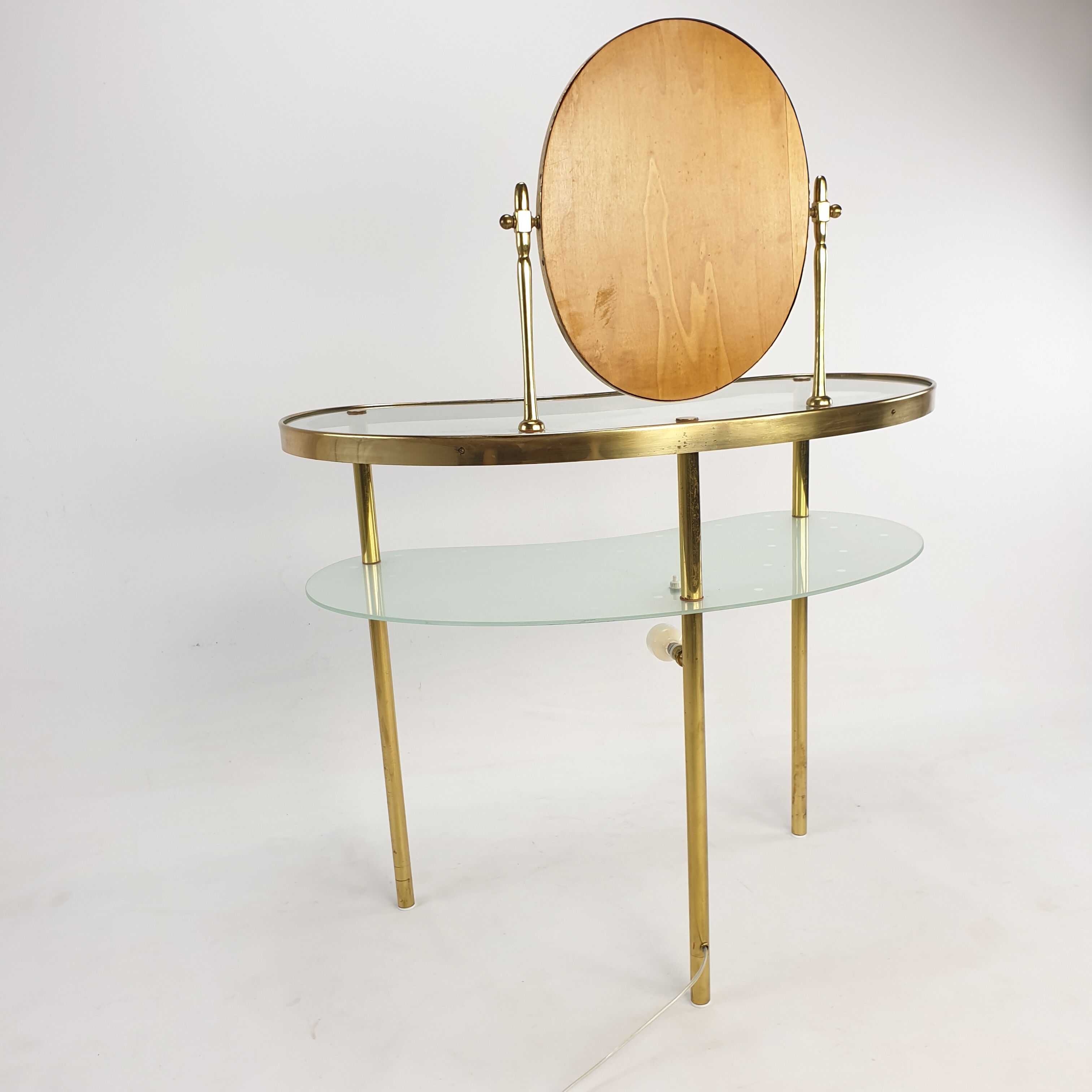 Luigi Brusotti dressing table with mirror, Italy 1940's