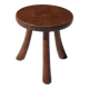 Old rustic milking stool