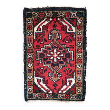 Tapis vintage fait main Hamadan – 40 cm x 60 cm - 1C960