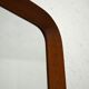 Teak mirror with beveled frame