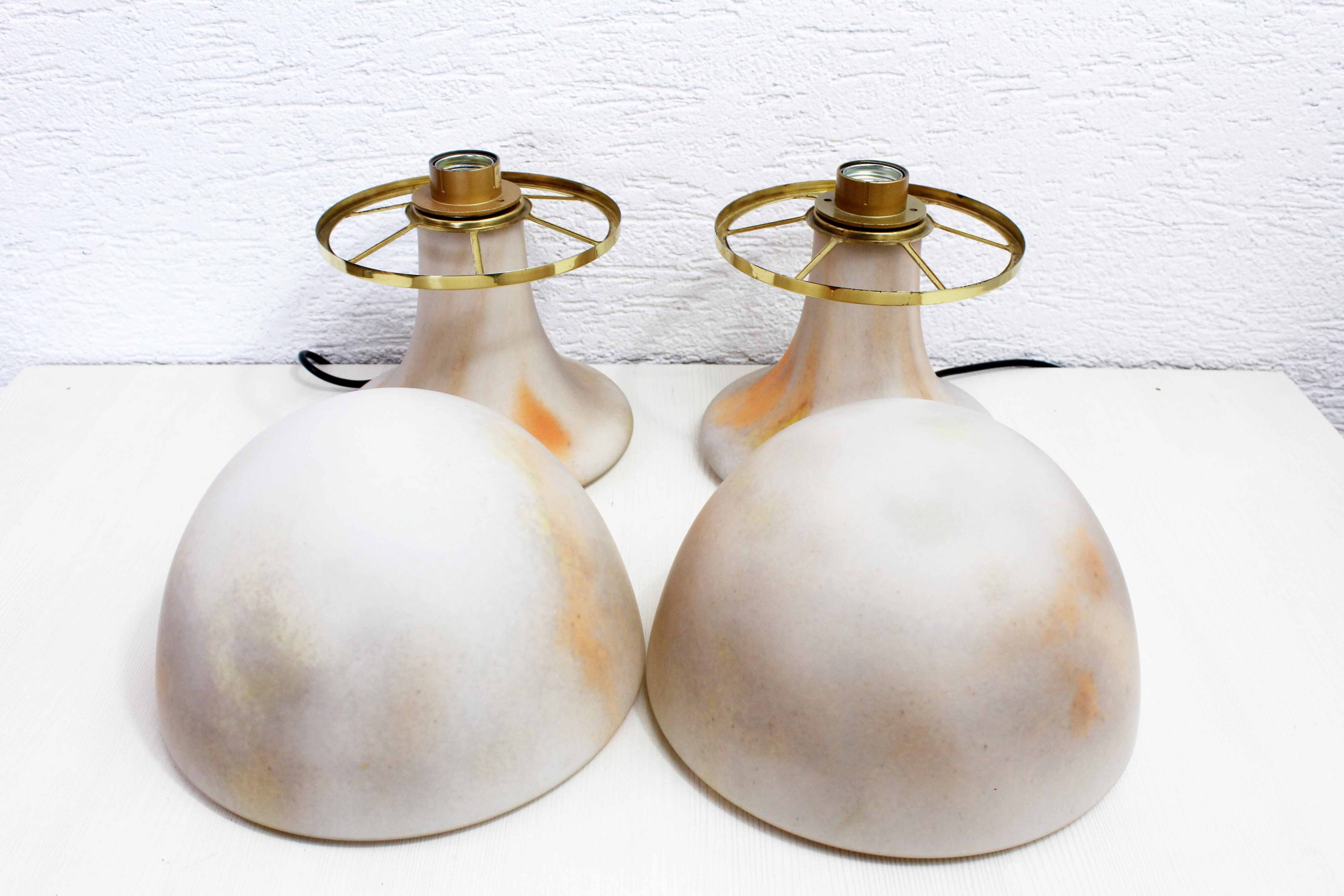 Pair of LIMBURG glass paste lamps