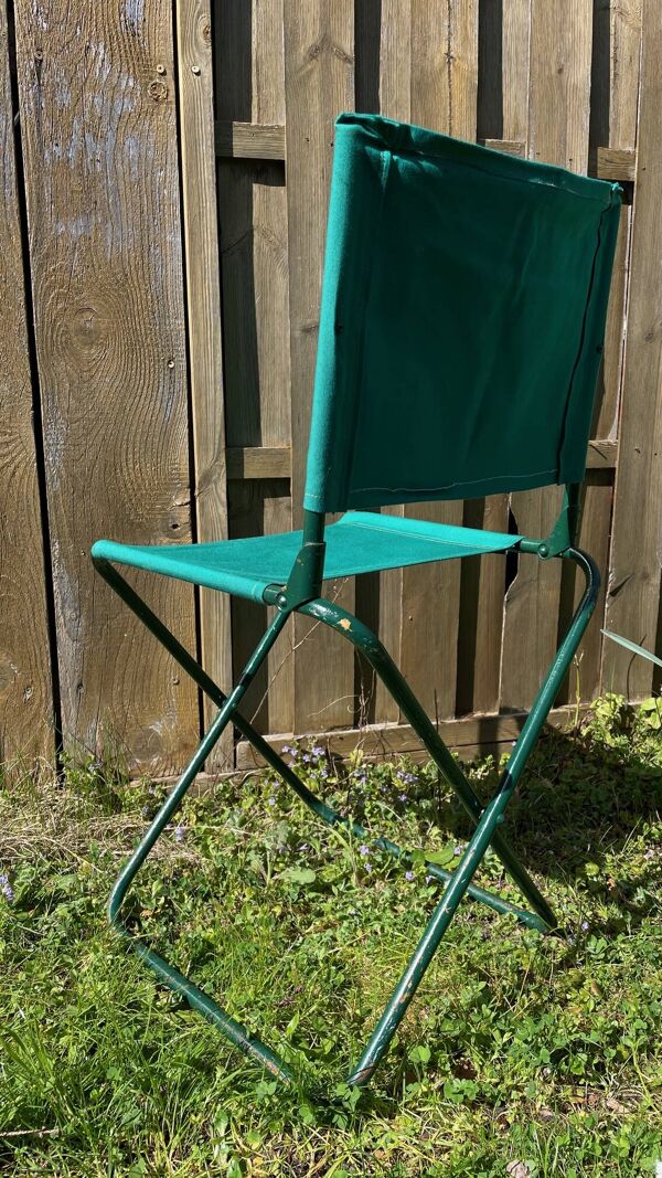 CHAISE pliante CAMPING Vintage