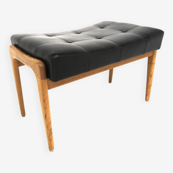 Repose-pied scandinave en chêne, Bröderna Andersson, Suède, 1960