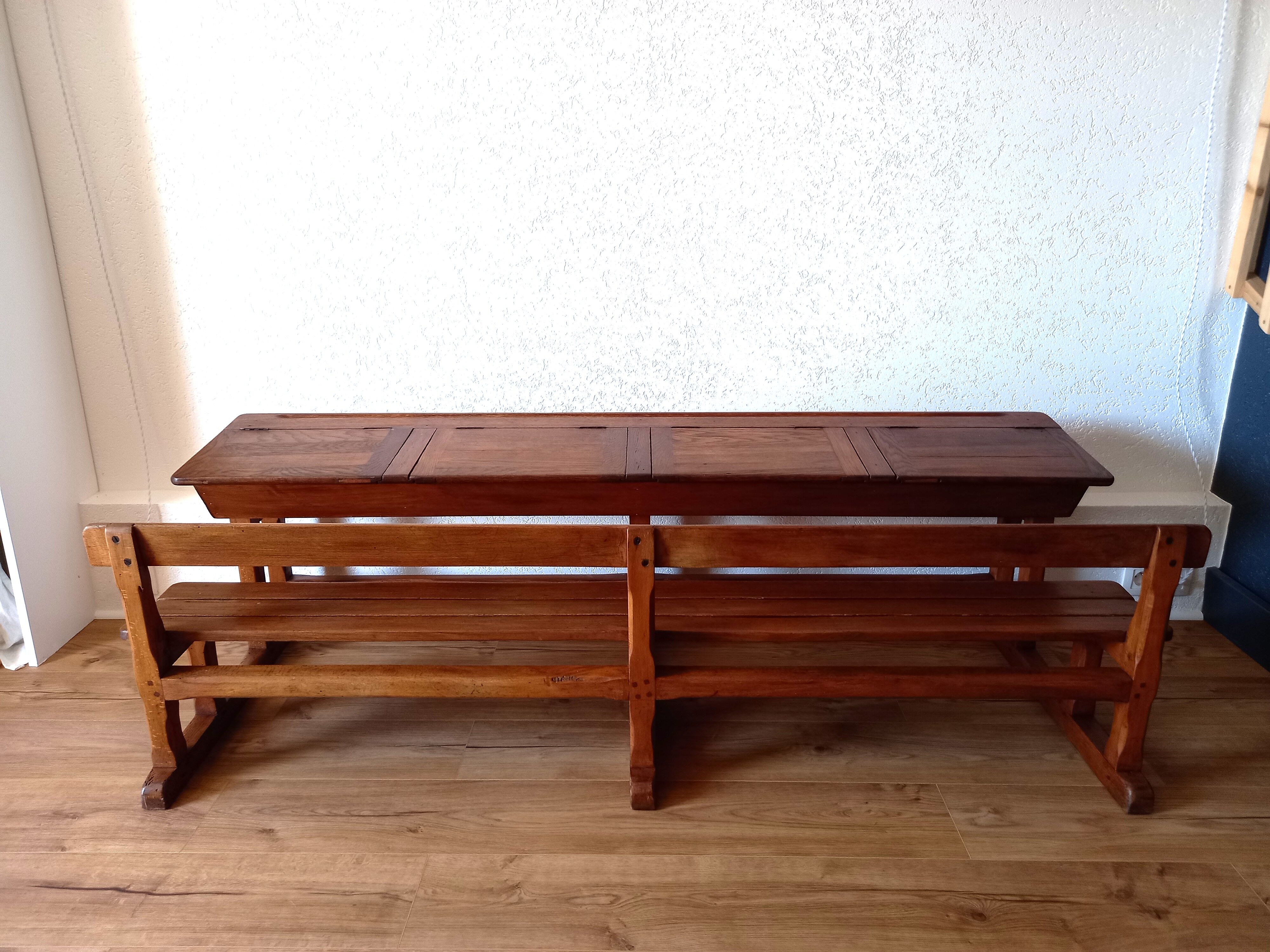 School desk 4 places