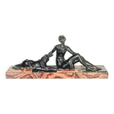 Art Deco sculpture The Elegant Greyhound