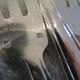 12 silver plated cake forks, goldsmith AH Grand Prix Monaco 14cm