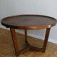 Table basse circulaire teck 1960