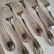 12 silver-plated metal forks Boulenger table cutlery