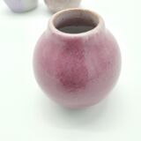 Set of 3 Scandinavian miniature ceramic vases