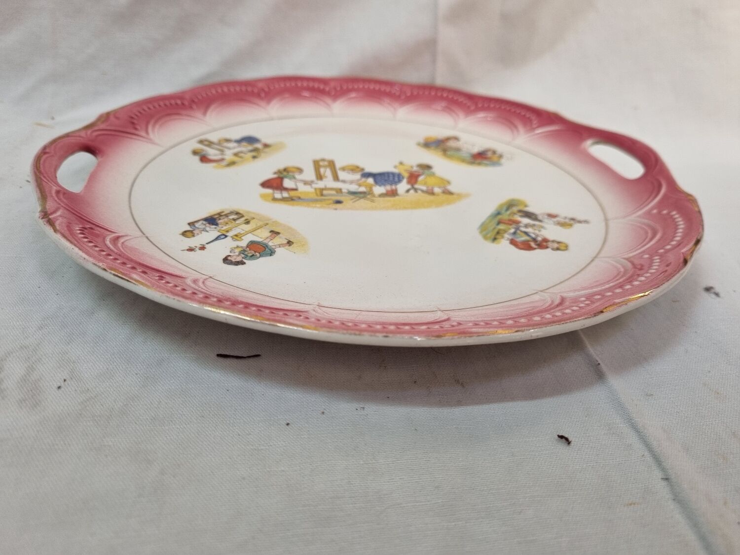 Plat à gâteau de 1960, St Amand Céranord