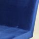 Vintage Blue Velvet Lounge Chair, 1970s