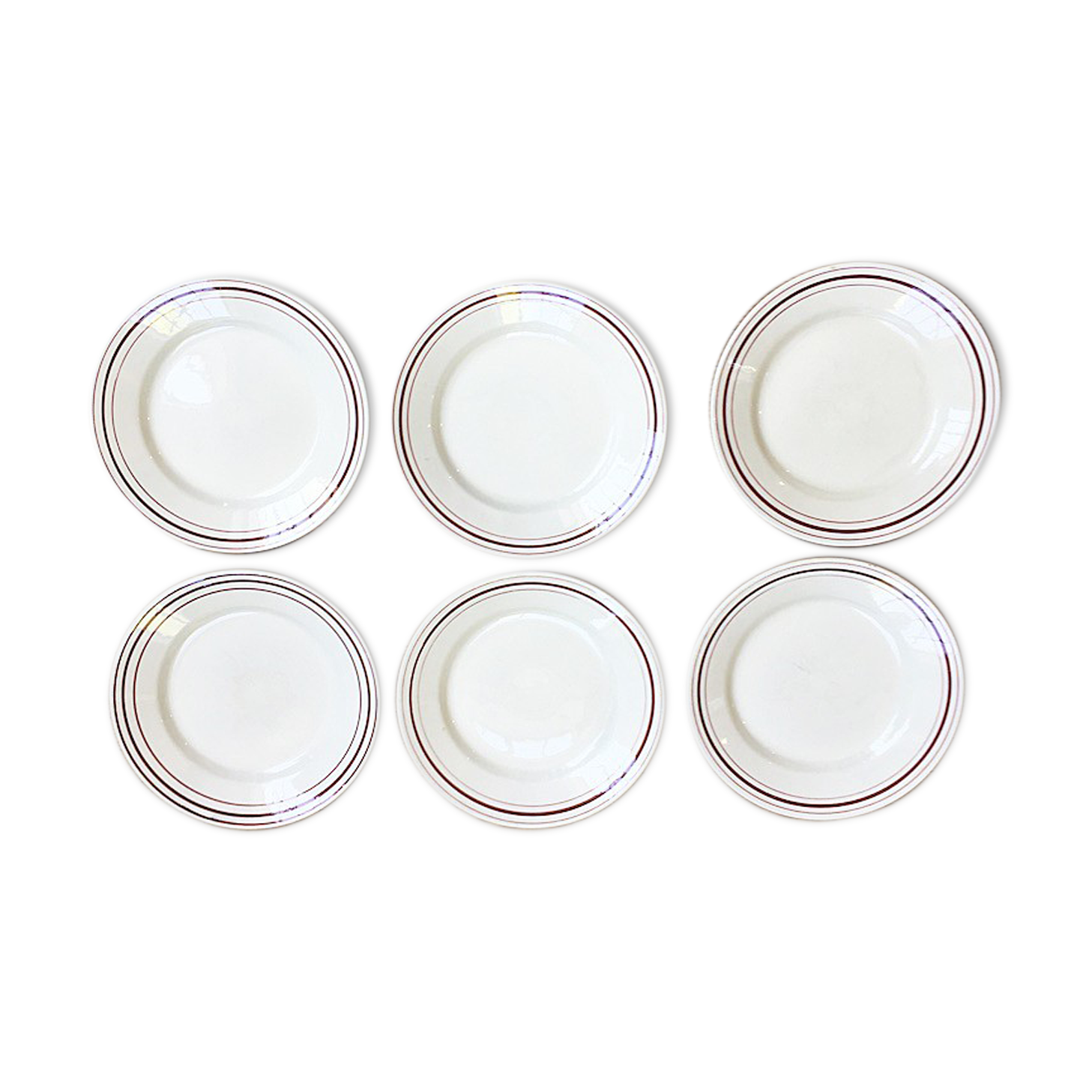 Set 6 assiettes St Amand