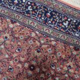 Handmade vintage Indian Agra rug 121cm x 183cm 1960s