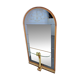 Vintage Floor Mirror with Console Table from Cristal Art, Italy, 1960s