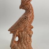 Vintage ceramic sculpture Parrot