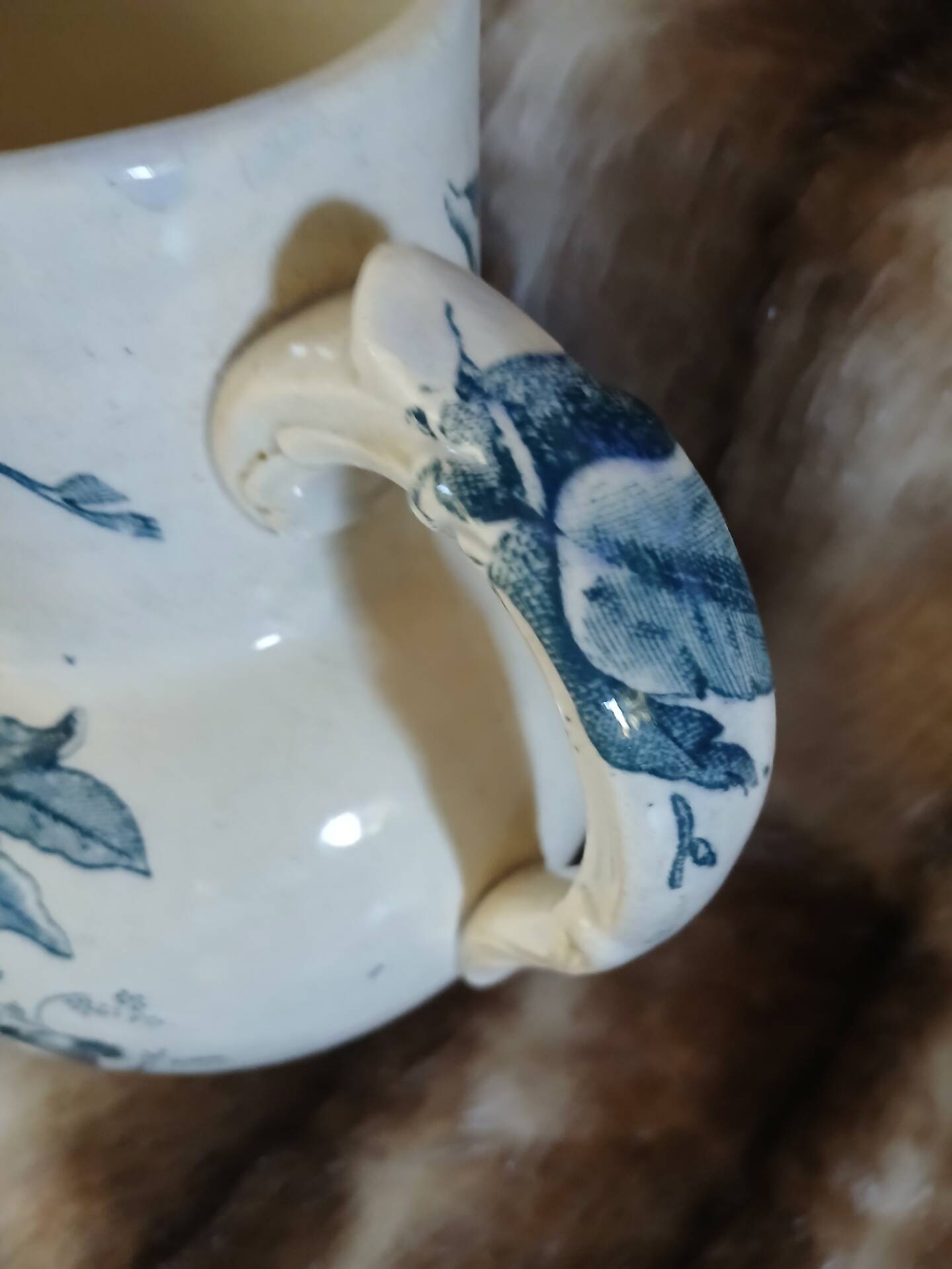 Antique pitcher in ironstone