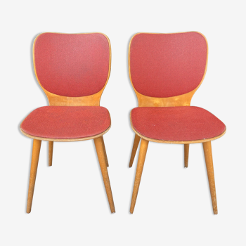 Pair of chairs Baumann 1950