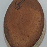 Ravier with pyrite stoneware thistles