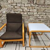 Set of Wilkhahn bentwood armchairs and tables, vintage 1980s
