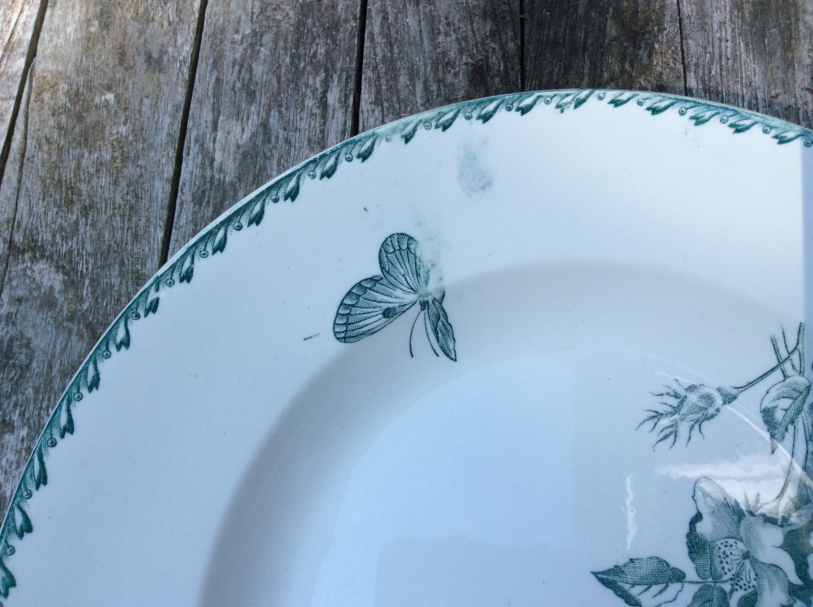 Series 6 tablespoons Plate Iron Earth