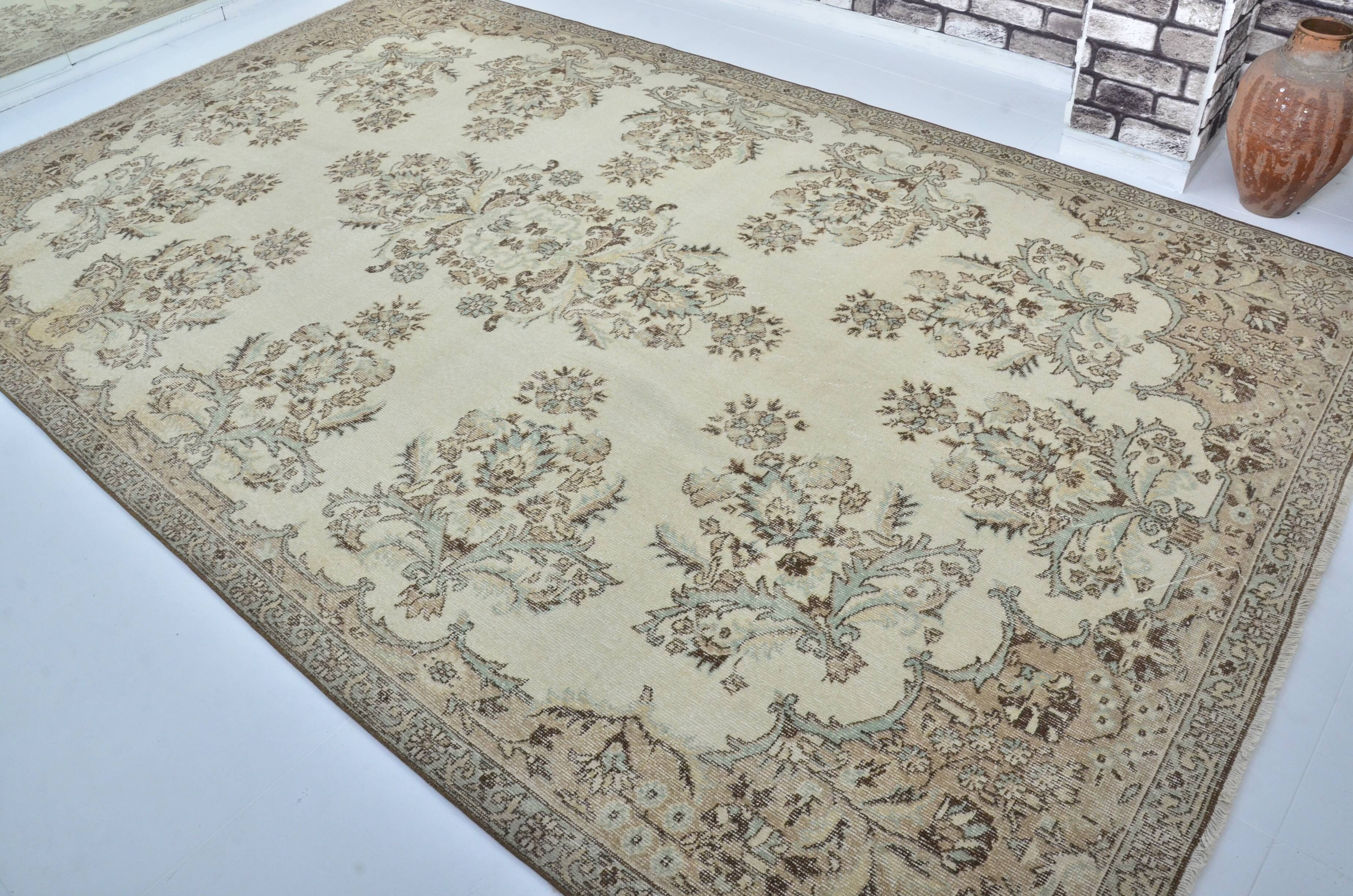 Oushak Turkish Vintage Rug sku 3257