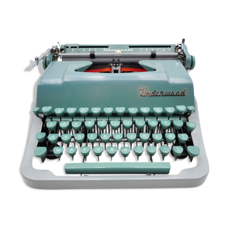 Machine à écrire underwood universal quiet tab aqua 1957