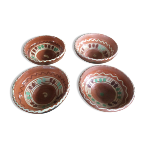 Série de 4 plats