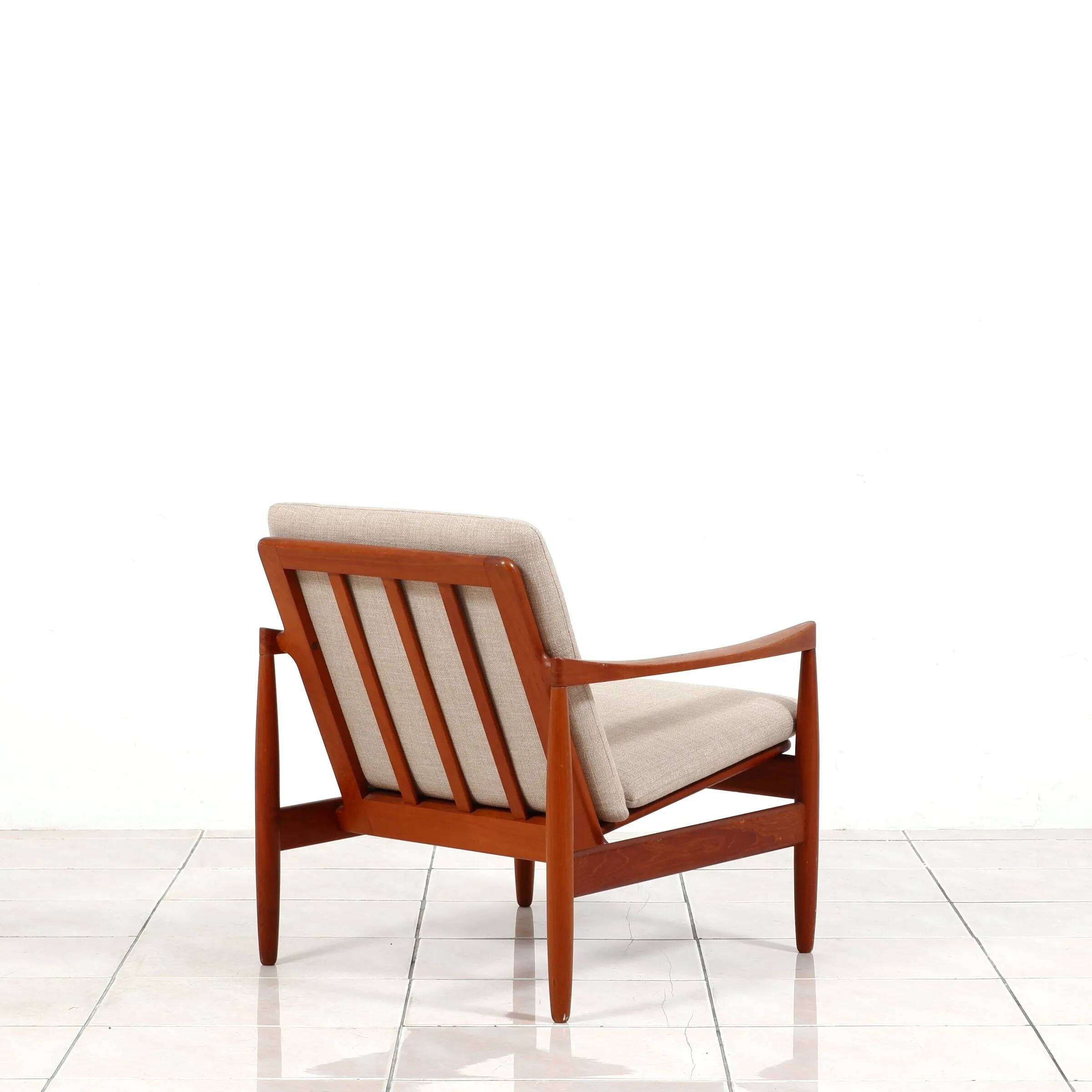 2 chaises longues en teck par Skive Mobelfabrik