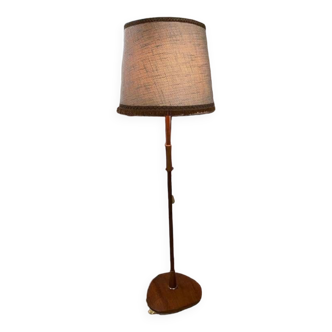 Vintage floor lamp / floor lamp / floor lamp with wood accent
